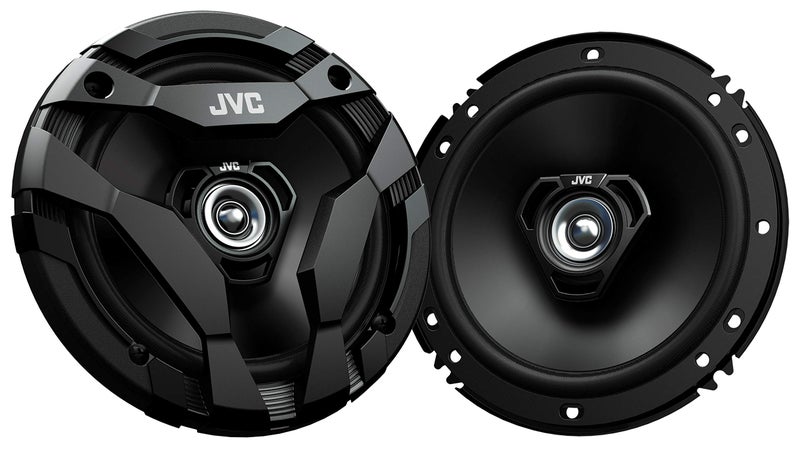 JVC CS-DF620 Car Speakers, 300 Watts of Power Per Pair, 150 Watts Each, 6.5 Inch, Full Range, 2 Way, Sold in Pairs, Black - Image 1